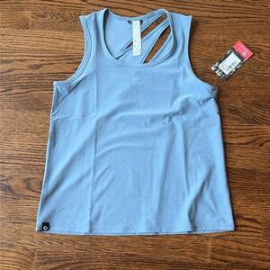 NWT Oiselle Lux wings tank.  Light Blue size 8
